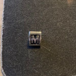 Pandora Retired Letter M Charm - Silver